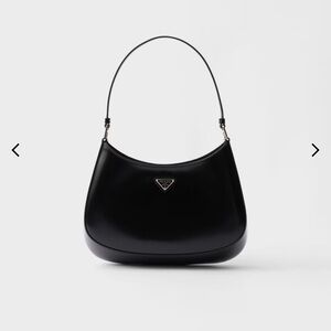 Prada Sleek Black Shoulder Bag